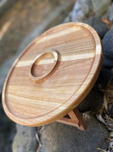 Столик сервировочный черешня/дуб 35х35х17 см (014ст) - фото 5 Столик сервировочный черешня/дуб 35х35х17 см (014ст) - фото 5