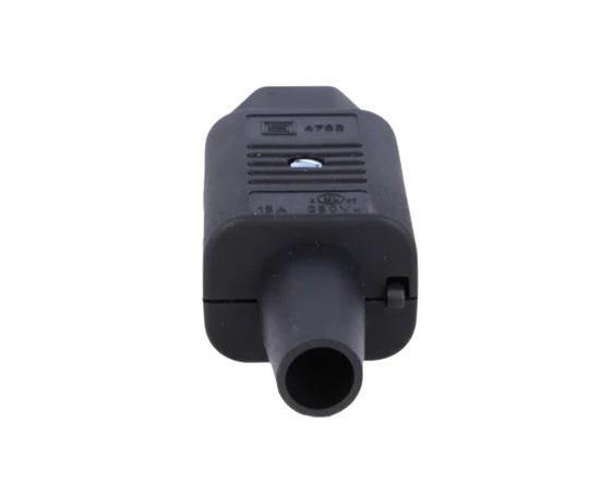 Роз'єм живлення Schurter C13 на кабель 250B 10A 3 контакта IEC 60320 (000047613) - фото 4