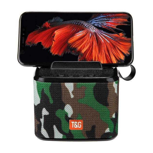 Портативна колонка T&G TG801 Bluetooth Camouflage (14535357) - фото 4