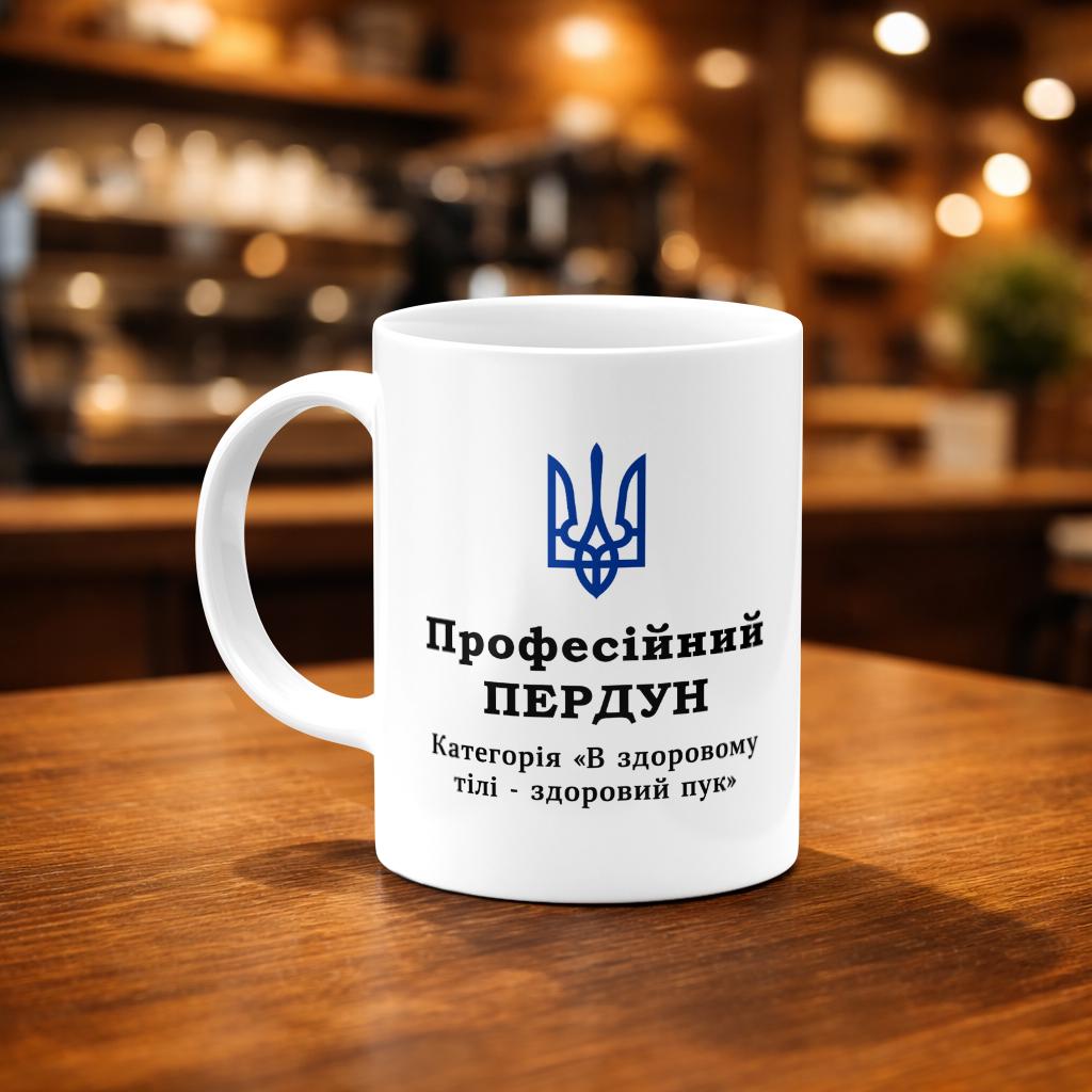 Чашка "Професійний Пеxдун" 330 мл Белый
