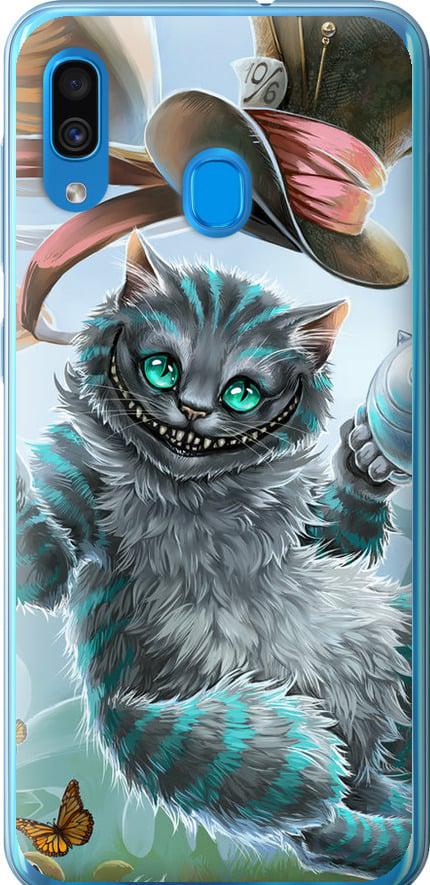 Чехол на Samsung Galaxy A20 2019 A205F Чеширский кот 2 (3993t-1761-42517)