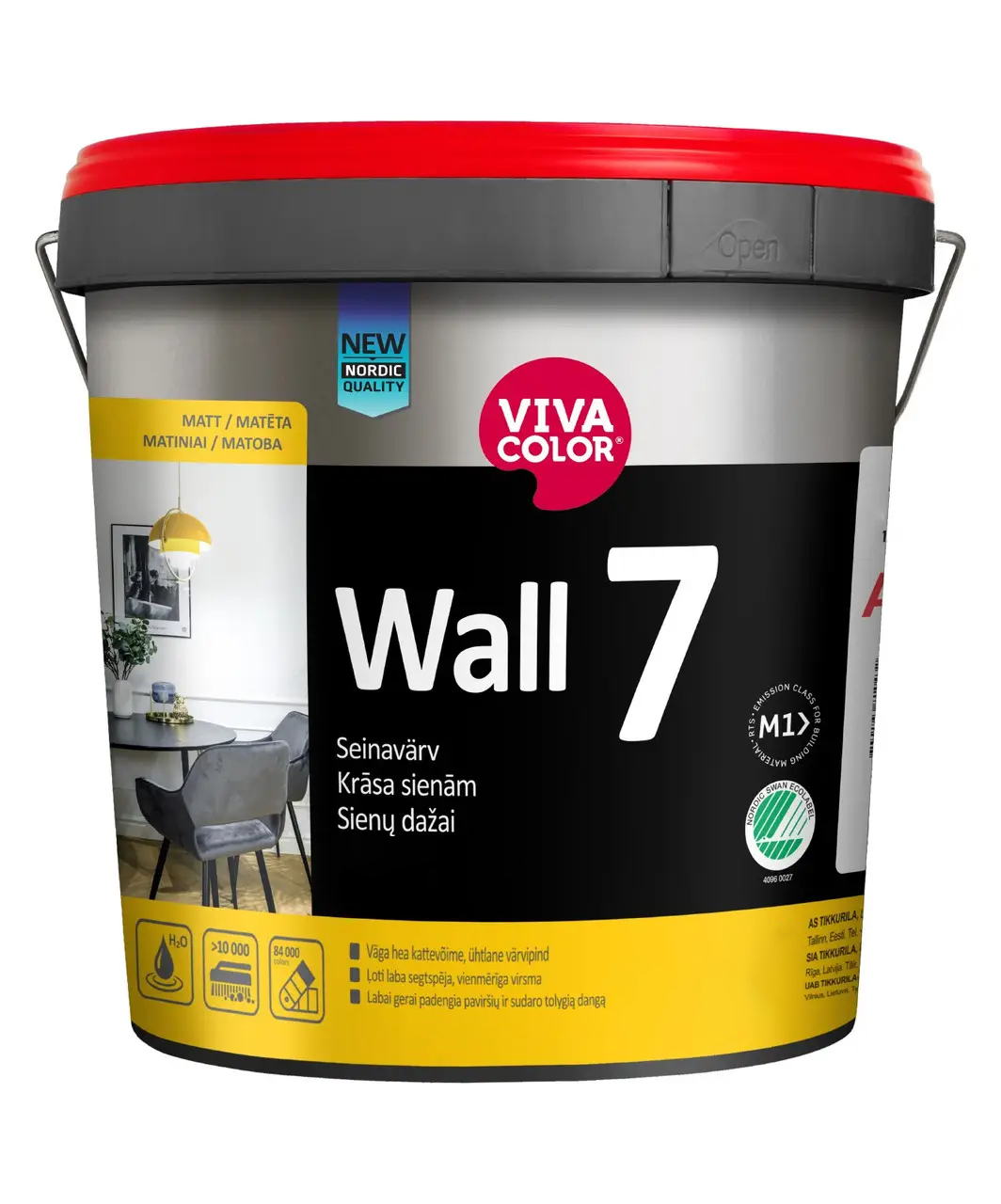 Краска для стен Vivacolor Wall 7 2,7 л Краска для стен Vivacolor Wall 7 2,7 л