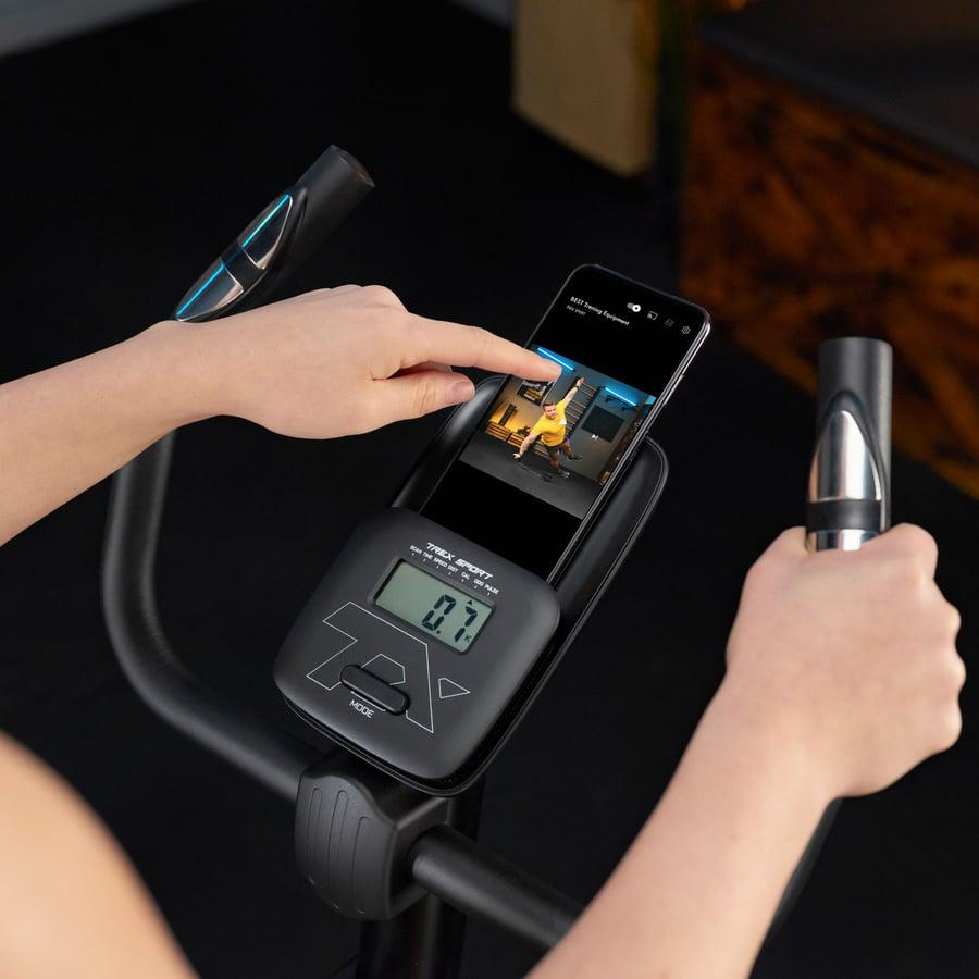 Велотренажер TREX Sport TX-350MB RIZE магнітний Синій (4945) - фото 10