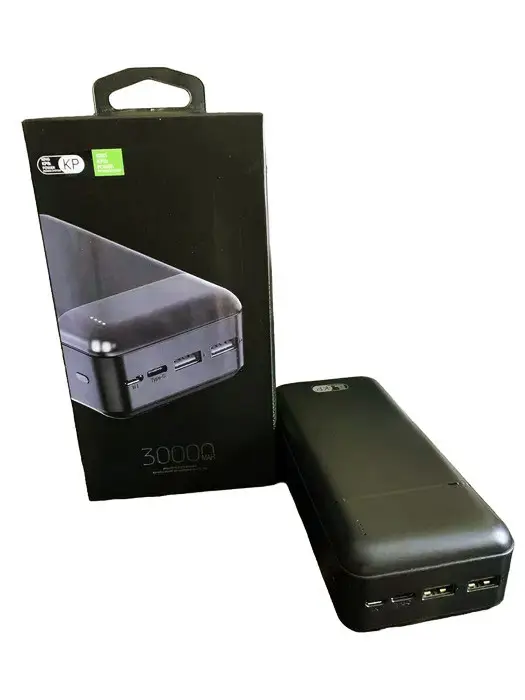 Повербанк King Power KP30 30000 mAh LCD с фонариком - фото 11 Повербанк King Power KP30 30000 mAh LCD с фонариком - фото 11