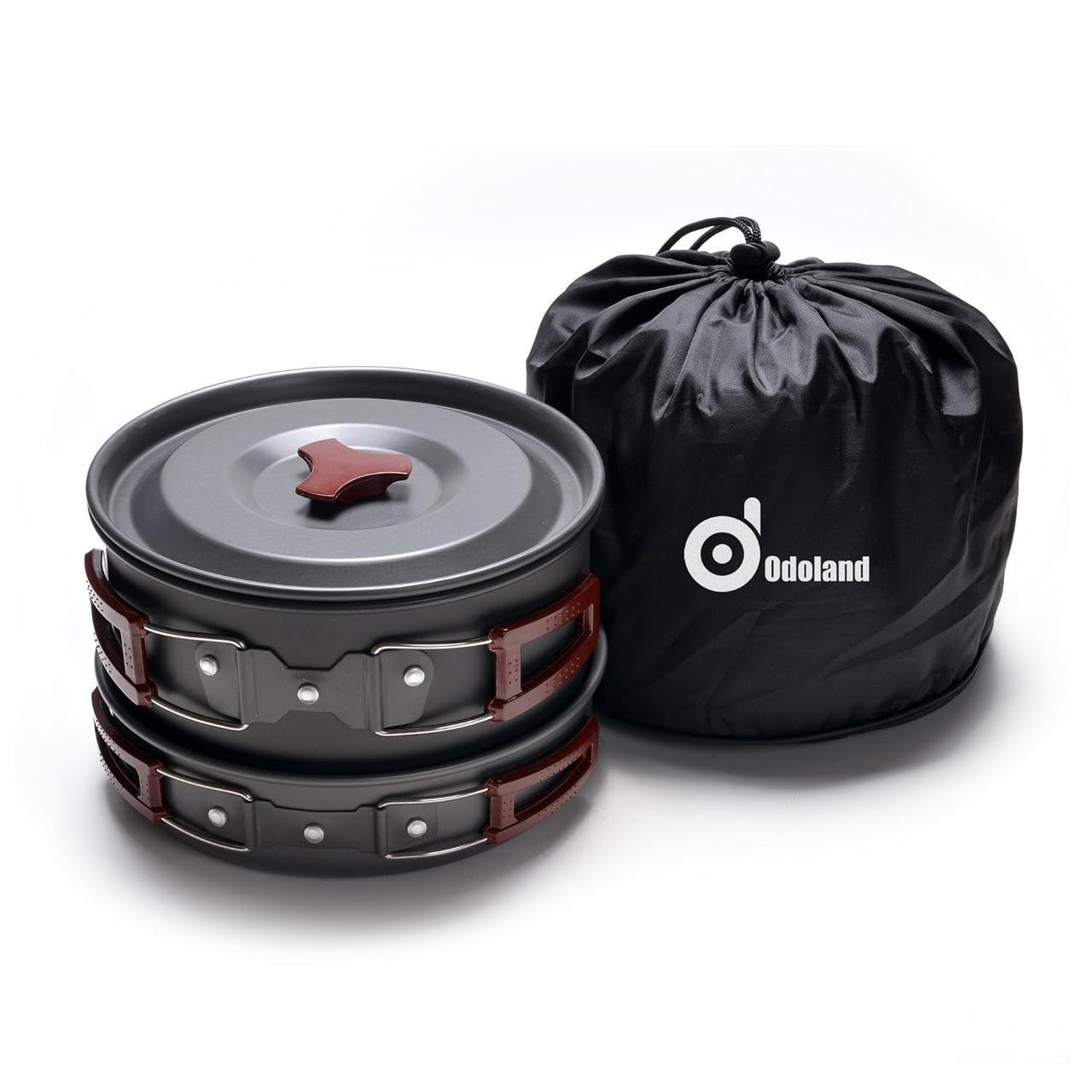 Набір похідного посуду AL-500 складаний на 5 персон 13 предметів алюміній туристичний Набір похідного посуду AL-500 складаний на 5 персон 13 предметів алюміній туристичний