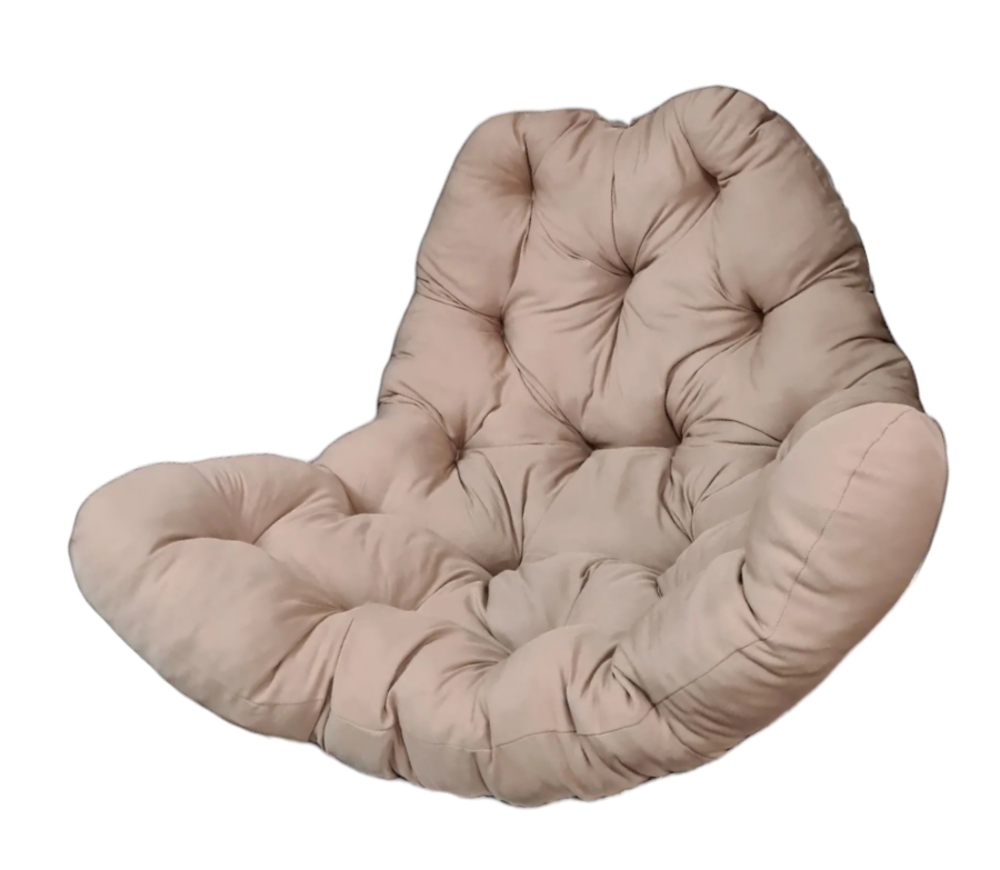 Подушка в кресло кокон водостоотталкивающая 130х120 см Бежевый (00147)