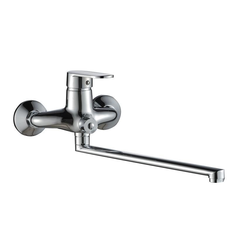 Смеситель для ванны Lidz Tani 0052 k40 LDTAN0052CRM44960 с поворотным изливом с душевым гарнитуром Chrome (24582493)