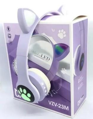 Наушники беспроводные Cat Ear Purple VZV-23M с кошачьими ушками и подсветкой Фиолетовый - фото 9 Наушники беспроводные Cat Ear Purple VZV-23M с кошачьими ушками и подсветкой Фиолетовый - фото 9