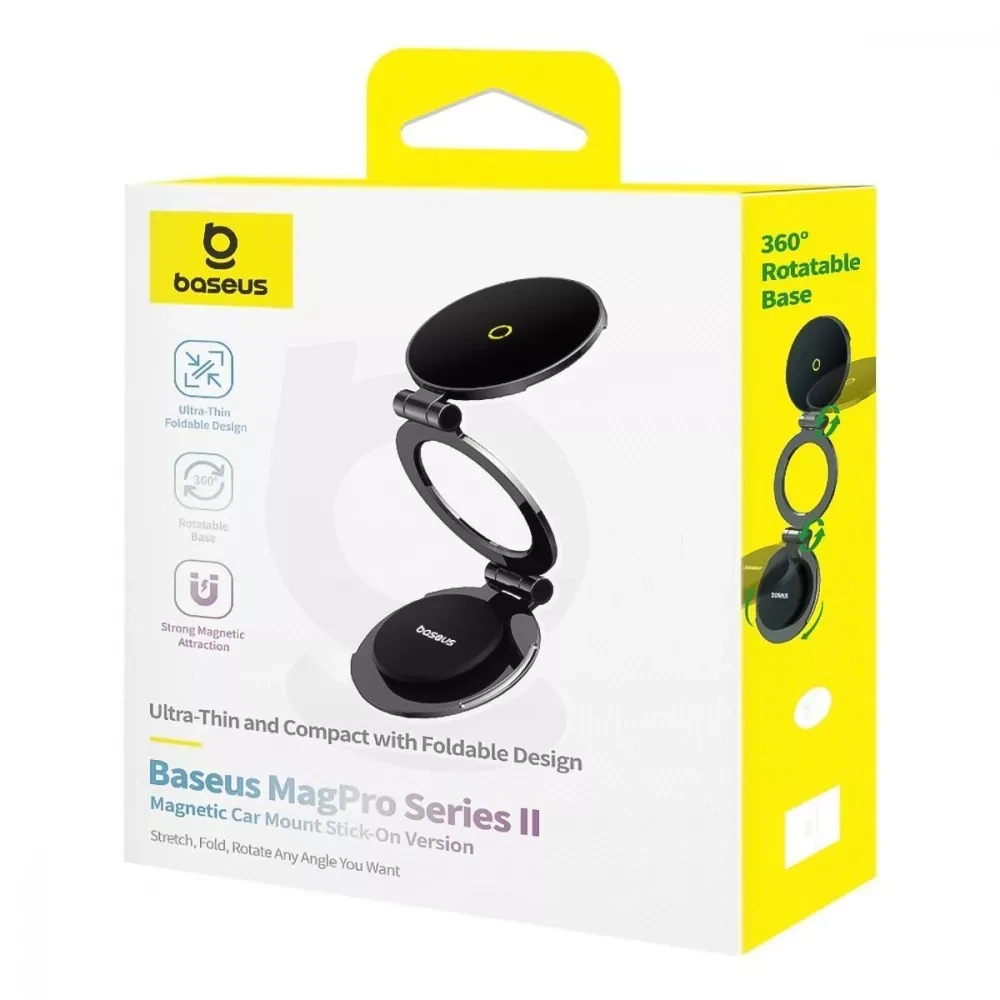 Автомобильный держатель Baseus MagPro Series II Magnetic Car Mount - фото 2 Автомобильный держатель Baseus MagPro Series II Magnetic Car Mount - фото 2