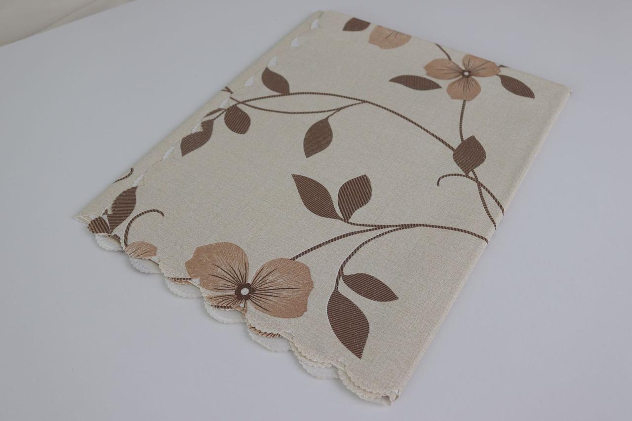 Скатертина вінілова прямокутна водовідштовхувальна 110x140 см (2248982073)