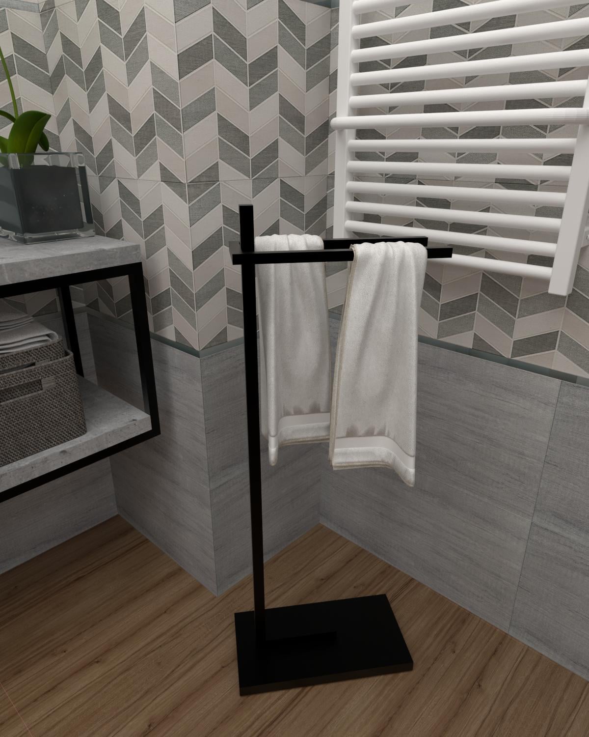 Тримач для рушників EcoLoft Аскет MTL-1430 в стилі лофт (MTL-1430)