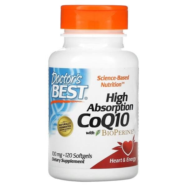 Коензим Doctor's Best CoQ10 with BioPerine 120 кап. (1339)