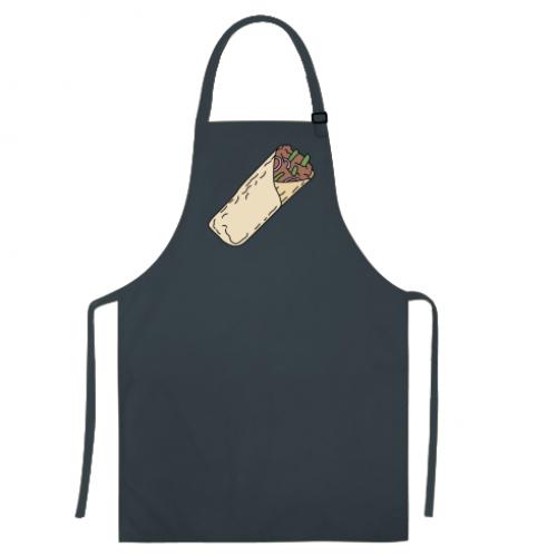 Фартук Шаурма хлопковый Темно-серый (16745673-28-44843) - фото 1 Фартук Шаурма хлопковый Темно-серый (16745673-28-44843) - фото 1