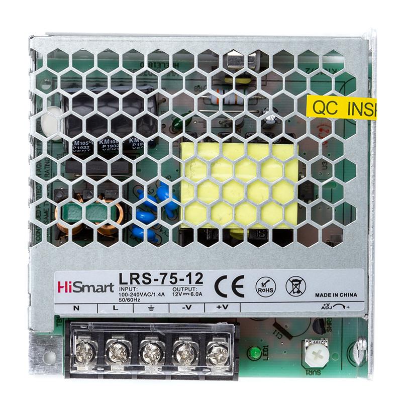 Блок живлення HiSmart 12V 6A 75W