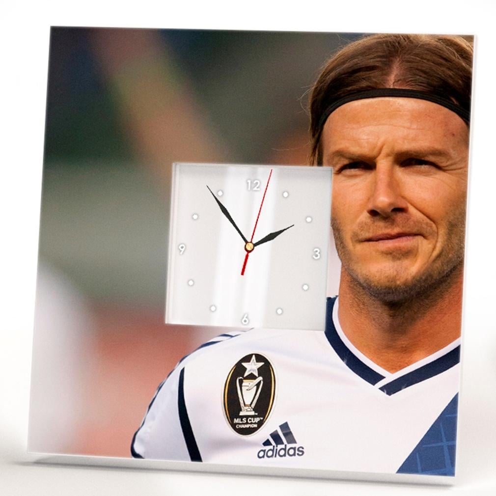 Часы с фото Дэвид Бекхэм 260x260 мм (C03096)