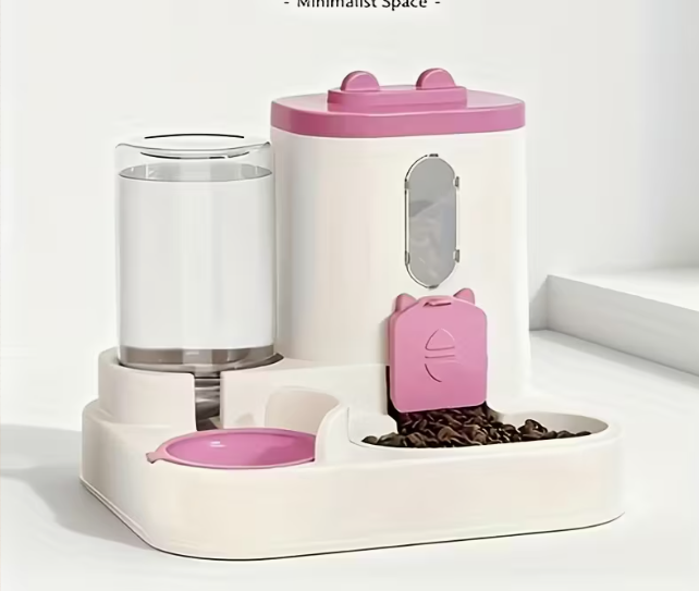 Автоматична годівниця і поїлка 2в1 для котів і собак 500 г 750 мл (2008) - фото 11