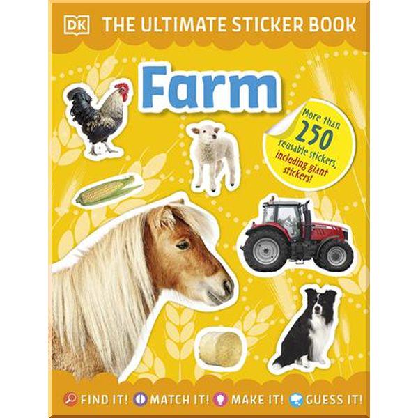 Книга DK "The Ultimate Sticker Book: Farm (ISBN:9780241467046) - фото 1