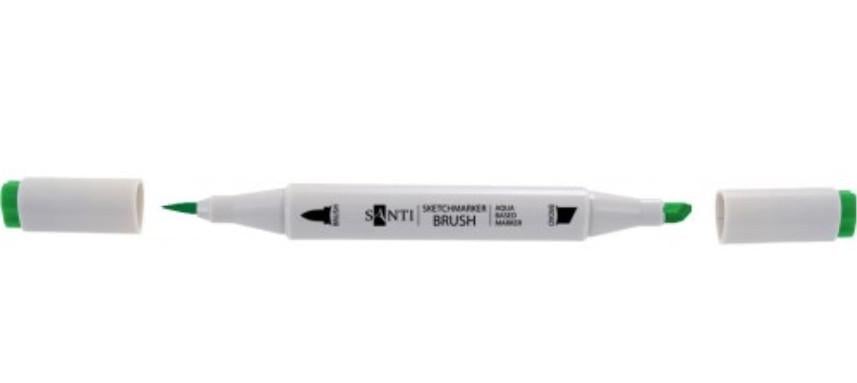 Маркер акварельный Santi sketch Неоново-зеленый