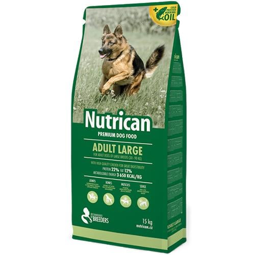 Сухой корм премиум класса Nutrican Large для взрослых собак крупных пород 15 кг (nc507023)