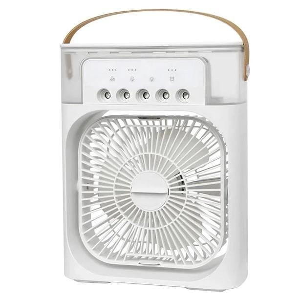 Настольный вентилятор с увлажнителем воздуха Air Cooler Fan USB LED (33357563)