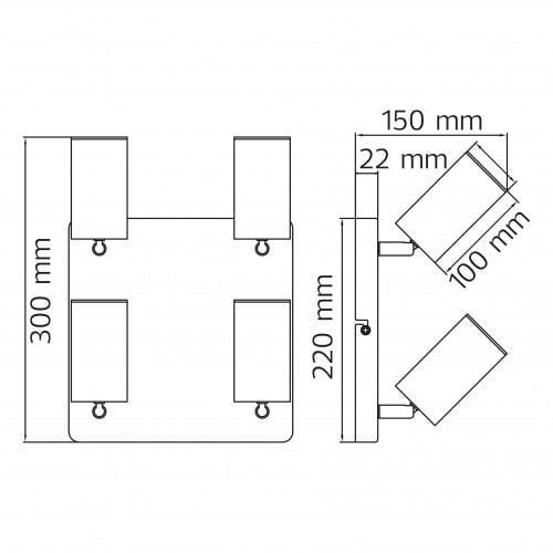 Спот Horoz Electric 015-038-0006-020 Joker-6 GU10 50 Вт Black (12945076) - фото 2 Спот Horoz Electric 015-038-0006-020 Joker-6 GU10 50 Вт Black (12945076) - фото 2