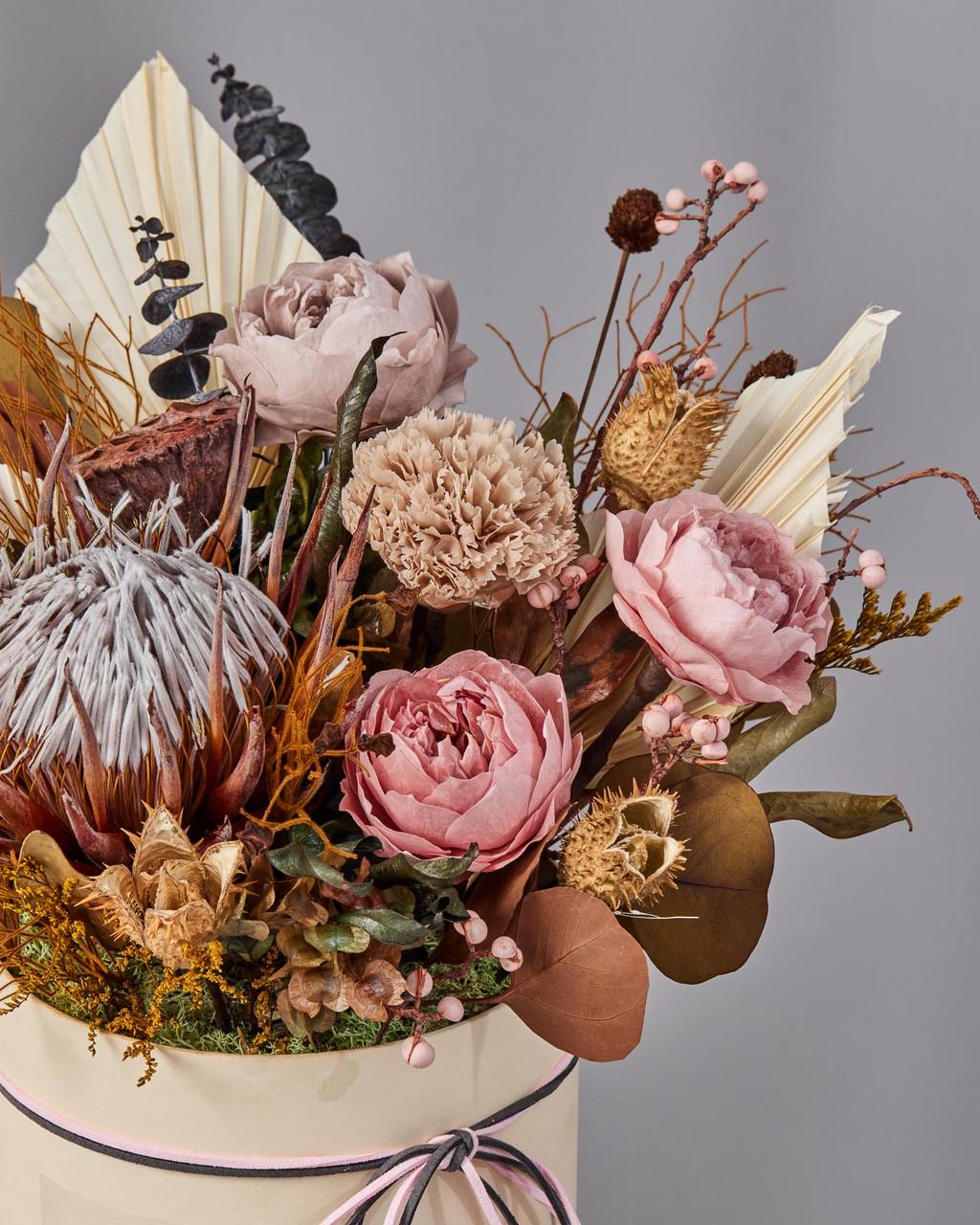 Букет Горіховий лате у коробці XS (1653783959) - фото 2