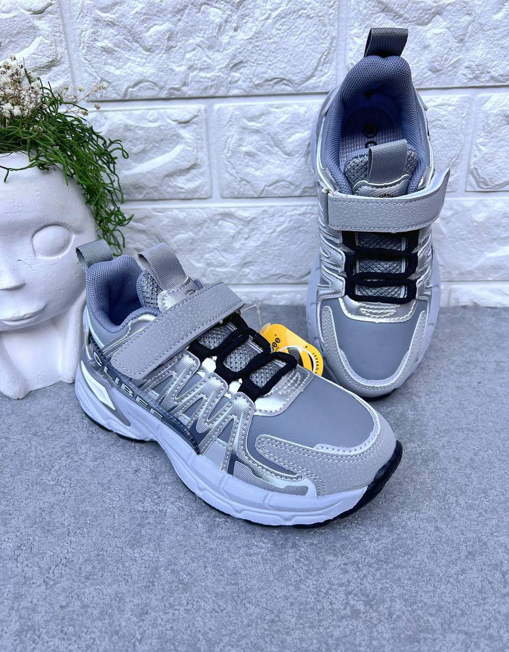 Кроссовки для мальчика Clibee 1393 р. 34 21 см Серый (1393)