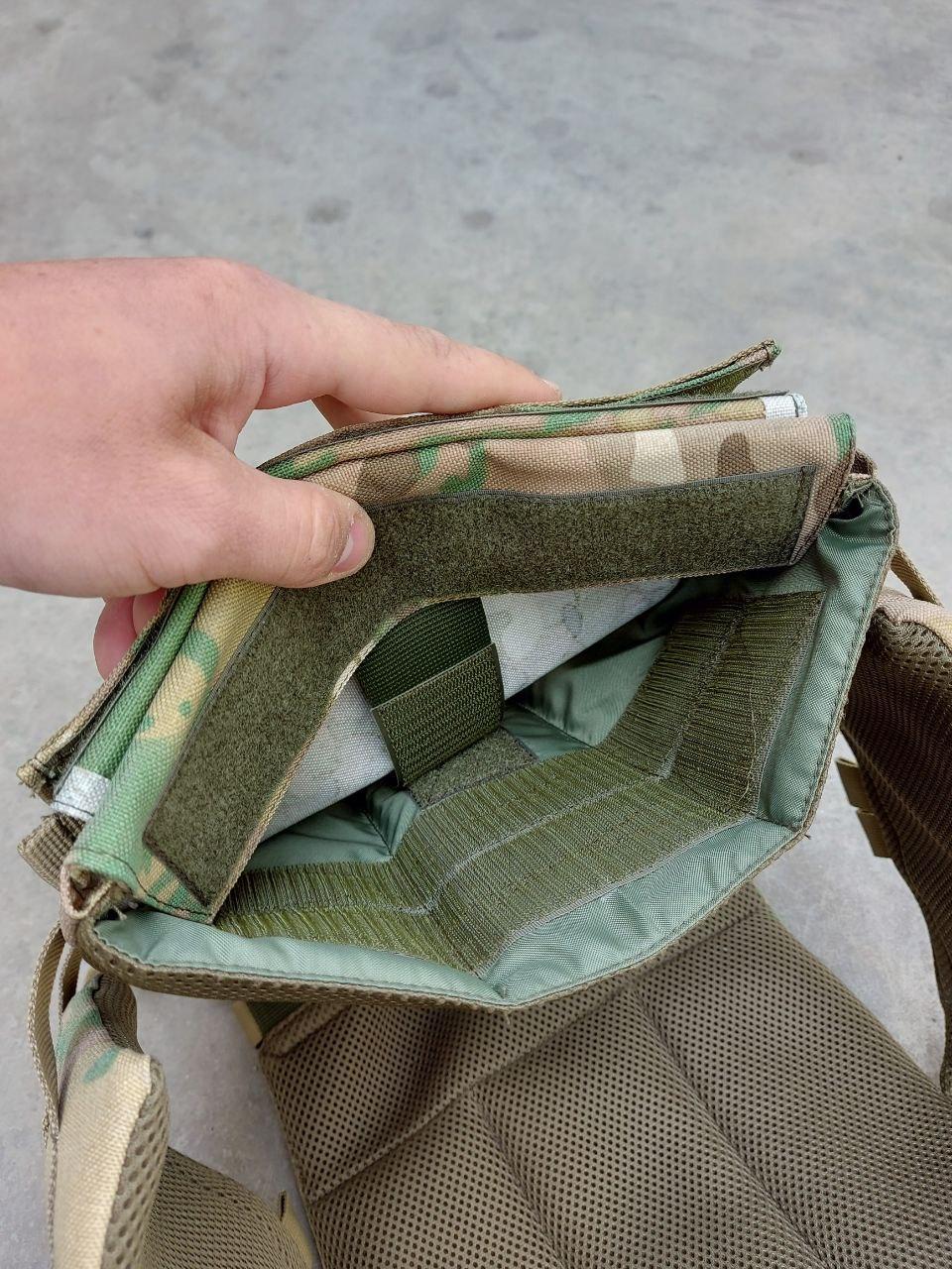 Плитоноска cordura 1000d під магазини АК з підсумками 3 шт. Мультикам - фото 8 Плитоноска cordura 1000d під магазини АК з підсумками 3 шт. Мультикам - фото 8