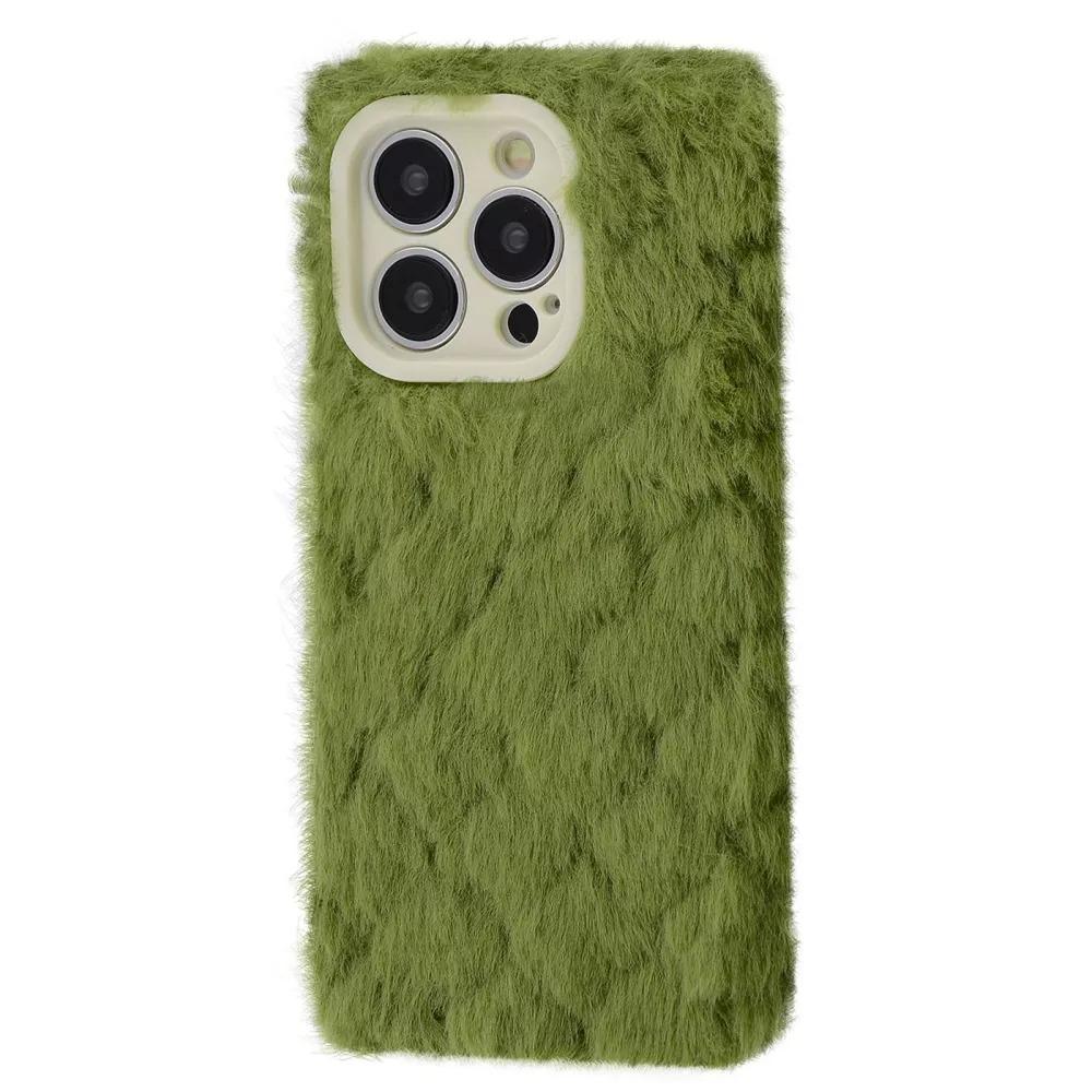 Чехол для телефона PRC Fluffy Love Case iPhone 14 Pro Max Green Чехол для телефона PRC Fluffy Love Case iPhone 14 Pro Max Green