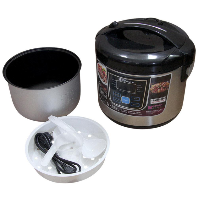 Мультиварка-пароварка на 12 программ 6 л (OPERA DIGITAL OD-166) - фото 2