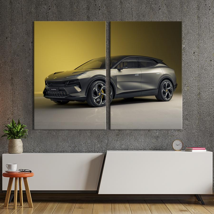 Картина на холсте Внедорожник Lotus Eletre 111x81 см (1345-2)