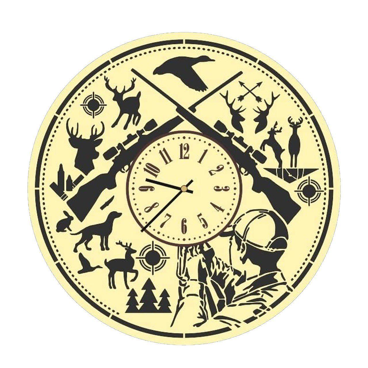 Часы деревянные (а231)