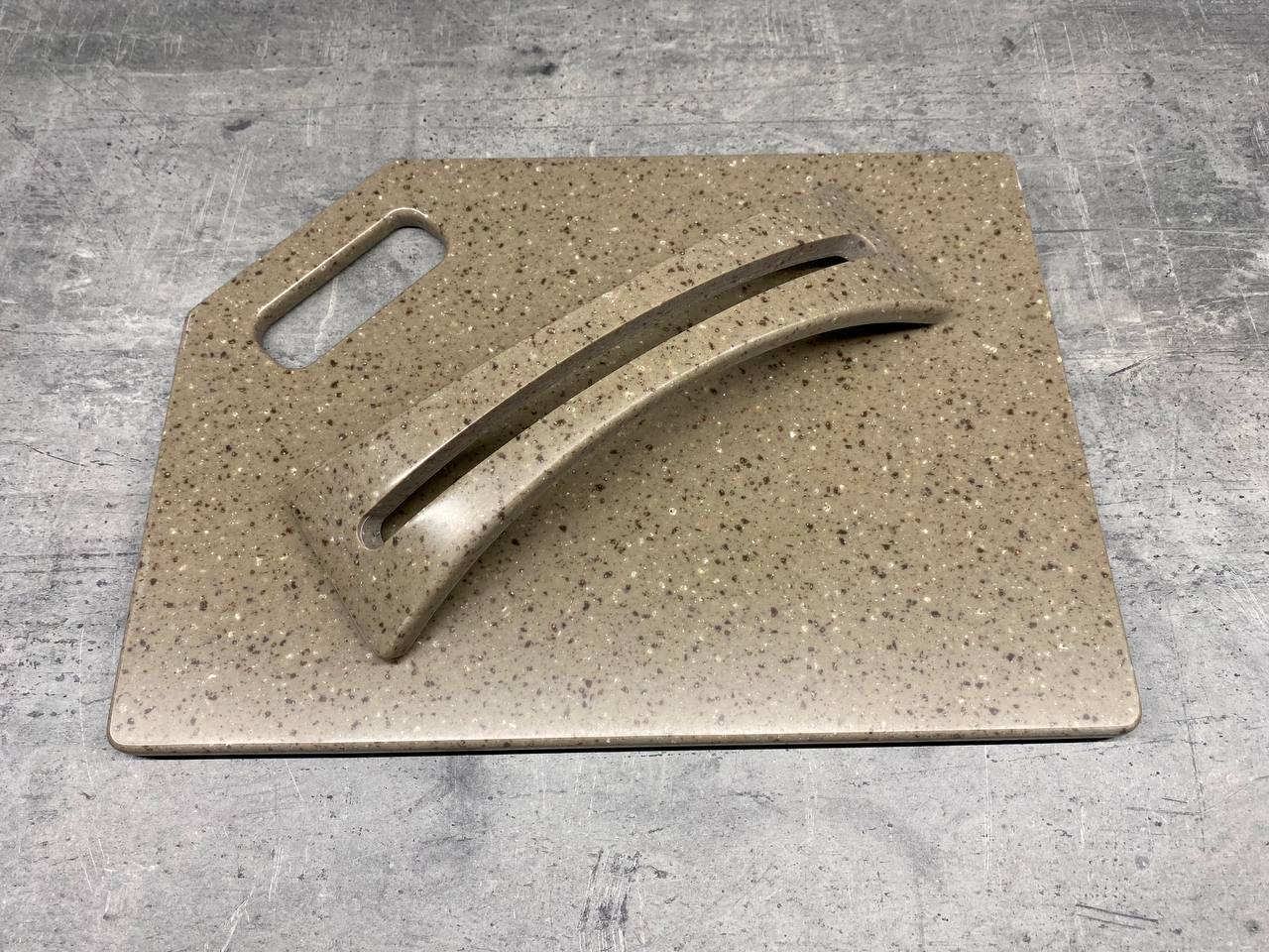 Дошка кухонна Ginger Bread на підставці зі штучного акрилового каменю 350x250 мм (208) - фото 2 Дошка кухонна Ginger Bread на підставці зі штучного акрилового каменю 350x250 мм (208) - фото 2