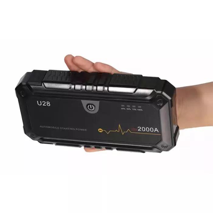 Автомобільний пусковий пристрій Jumper Power Bank Jump Starter 2000A 12 В - фото 3