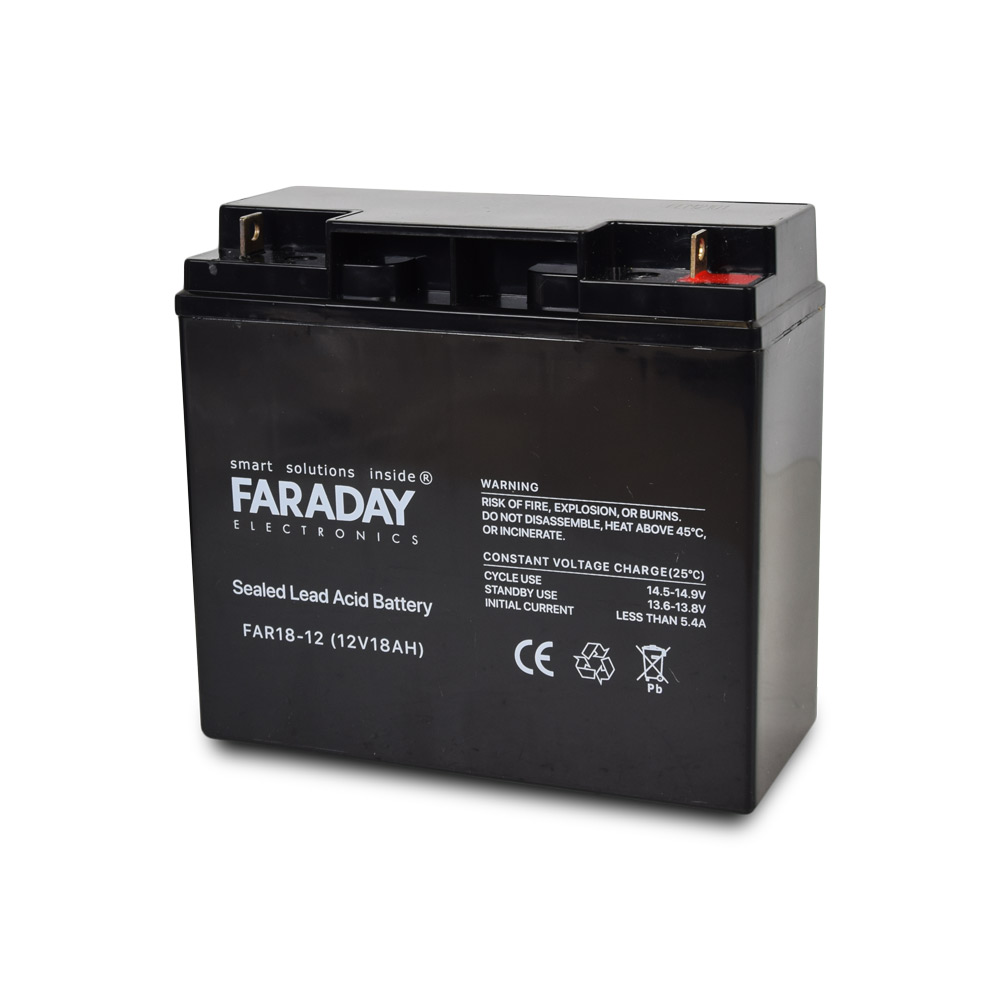 Акумулятор Faraday Electronics FAR18-12 12В 18Ah для ДБЖ (24237311)