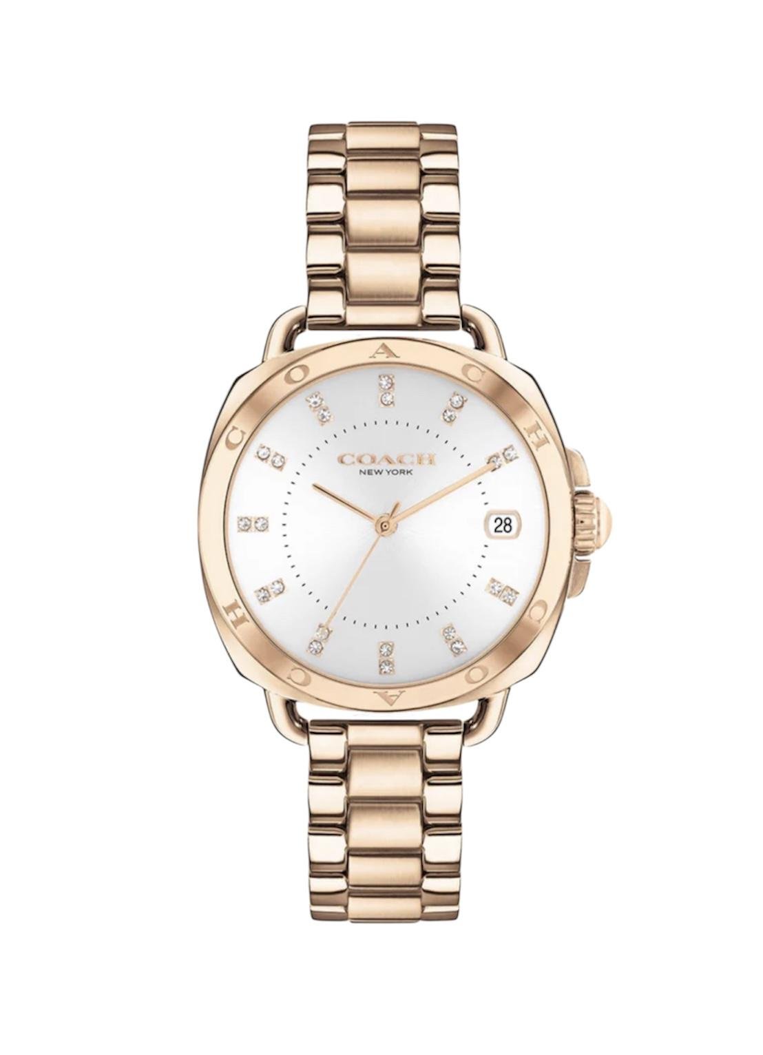 Часы женские Coach Women's Rose Gold Ionic Plated Steel 14504158 (45511234)