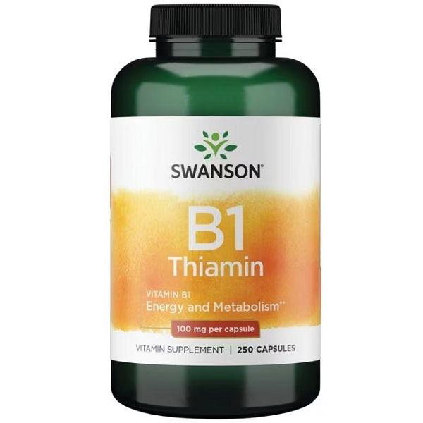 Тиамин Swanson B1 100 mg 250 капс. (000019607) Тиамин Swanson B1 100 mg 250 капс. (000019607)