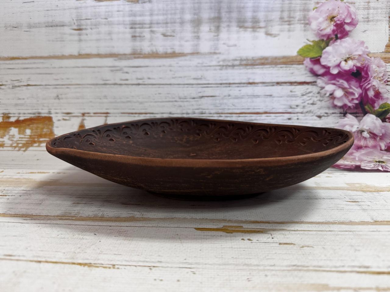 Блюдо глиняное 26х18х5 см (2354781783) - фото 5 Блюдо глиняное 26х18х5 см (2354781783) - фото 5