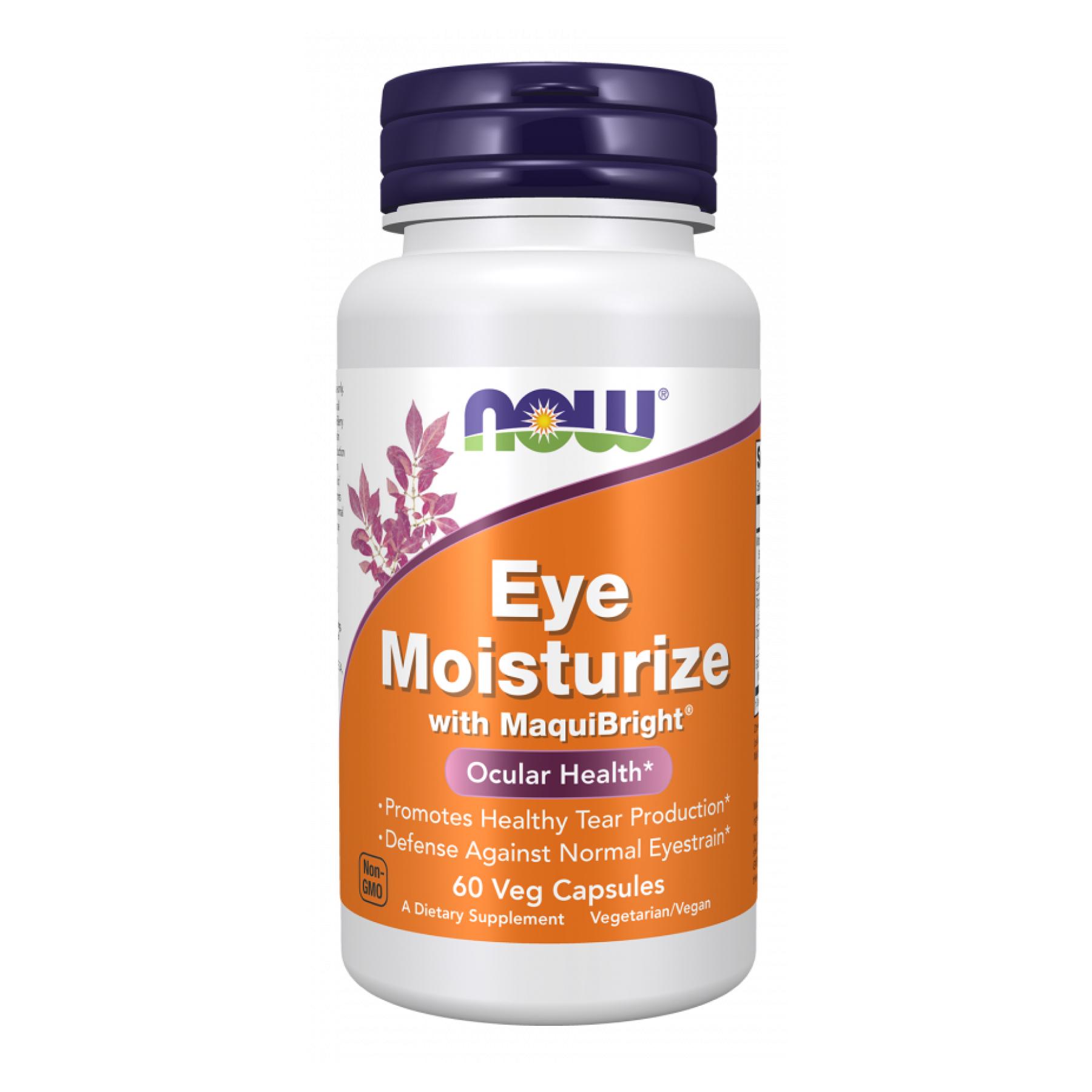 Увлажнение глаз Now Foods Eye Moisturize with MaquiBright 60 vcaps (29764)