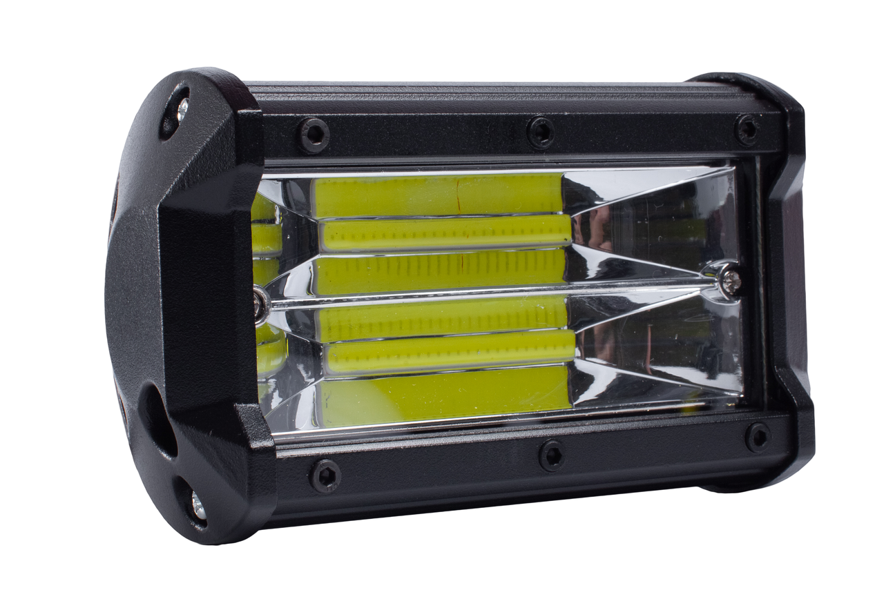 Фара Led прямокутна chip COB 72W 6000K 2 діода 12,5х8х6 см