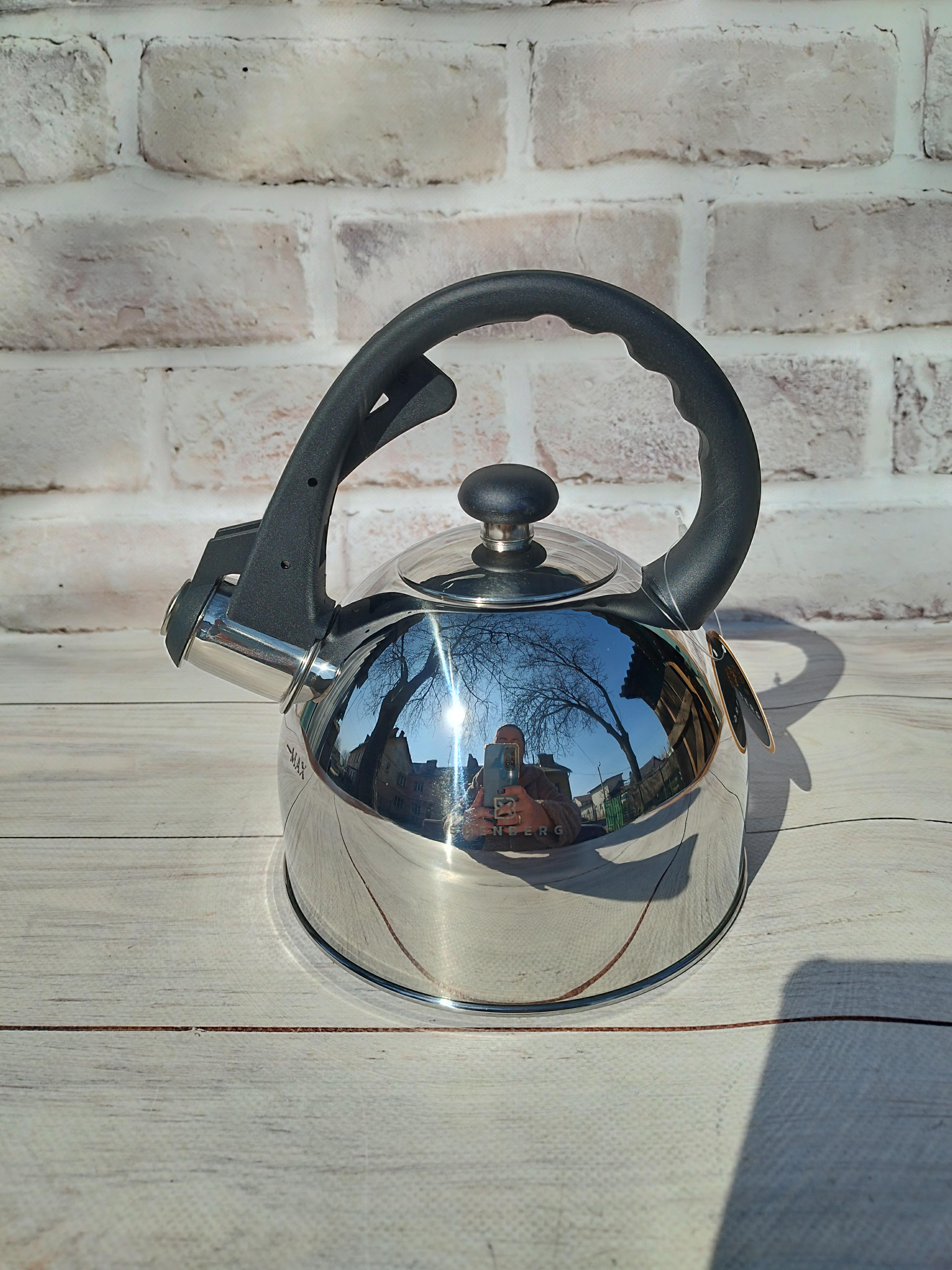 Чайник со свистком Edenberg из нержавеющей стали 1,5 л (EB-1971)