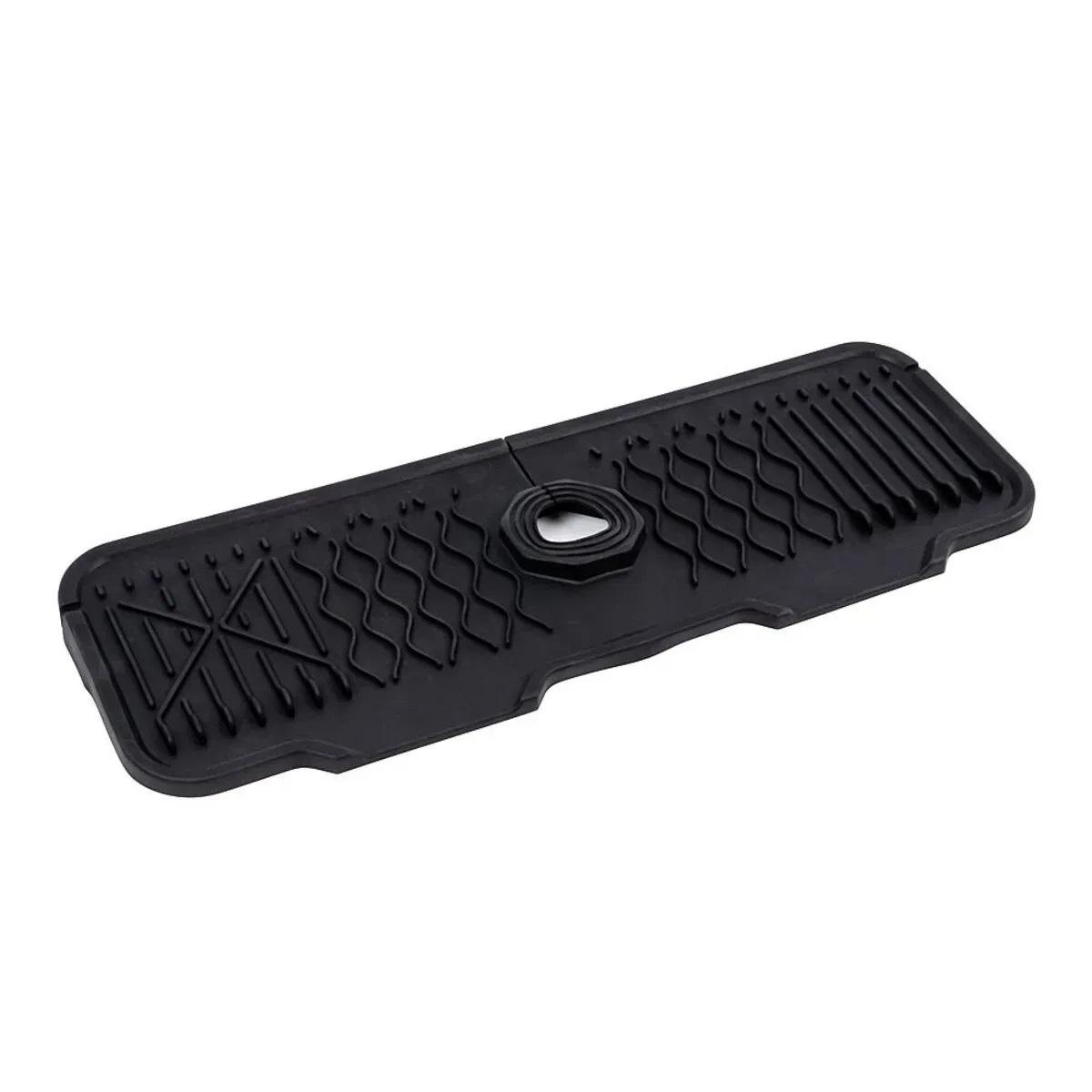 Коврик для мойки Platinum RB1 433x150 мм силиконовый Черный (PLTM-SP000049834)