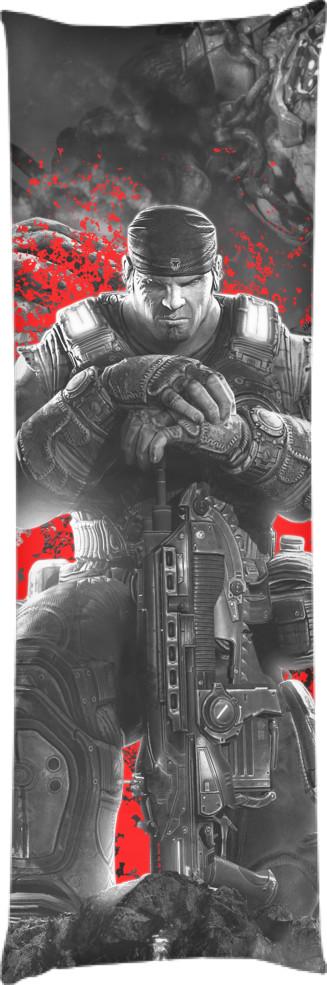 Подушка дакимакура Gears of War 8 40x100 см (14106393)