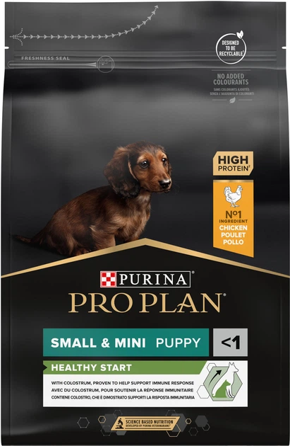Корм сухий для цуценят дрібних порід Pro Plan Puppy Small & Mini з куркою 3 кг (14340) Корм сухий для цуценят дрібних порід Pro Plan Puppy Small & Mini з куркою 3 кг (14340)