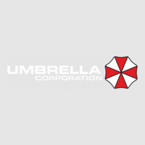 Стикер Umbrella Corporation 25x6,3 см Белый с красным/Черный (21560338)