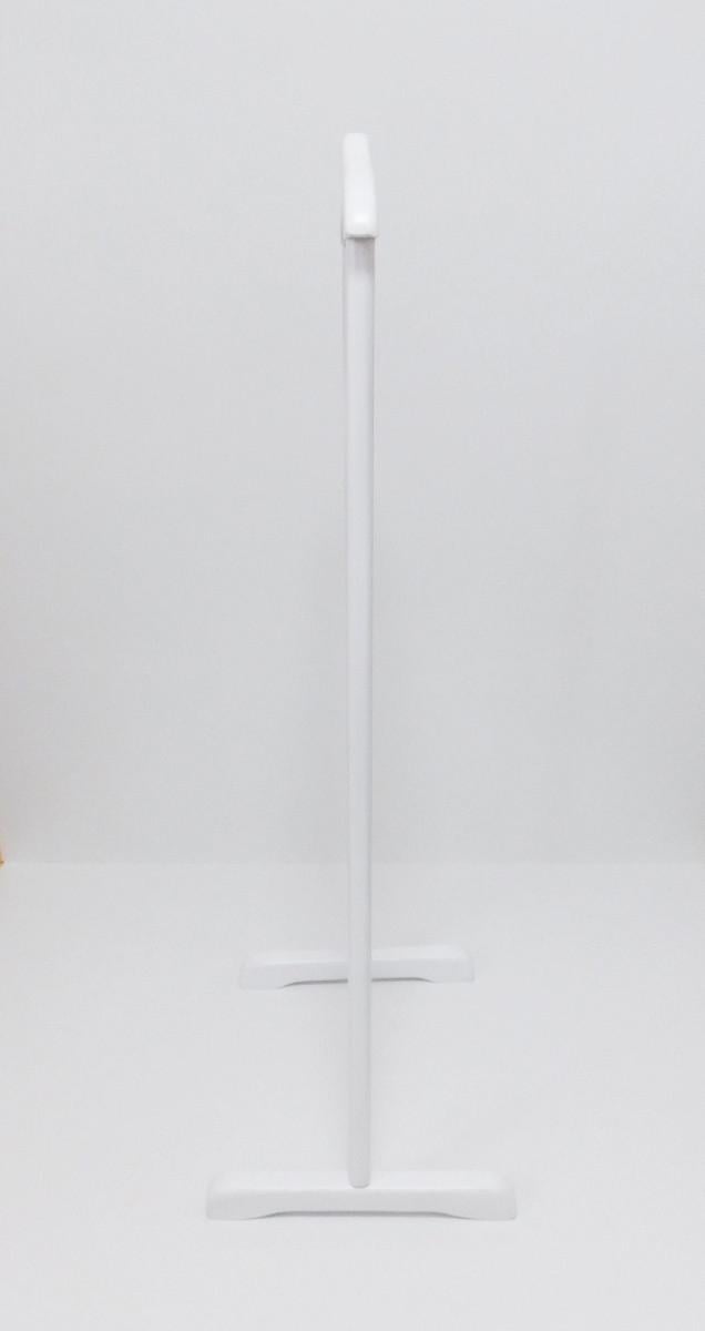 Стойка для одежды одинарная массив дерева Белый (1922524643) - фото 2