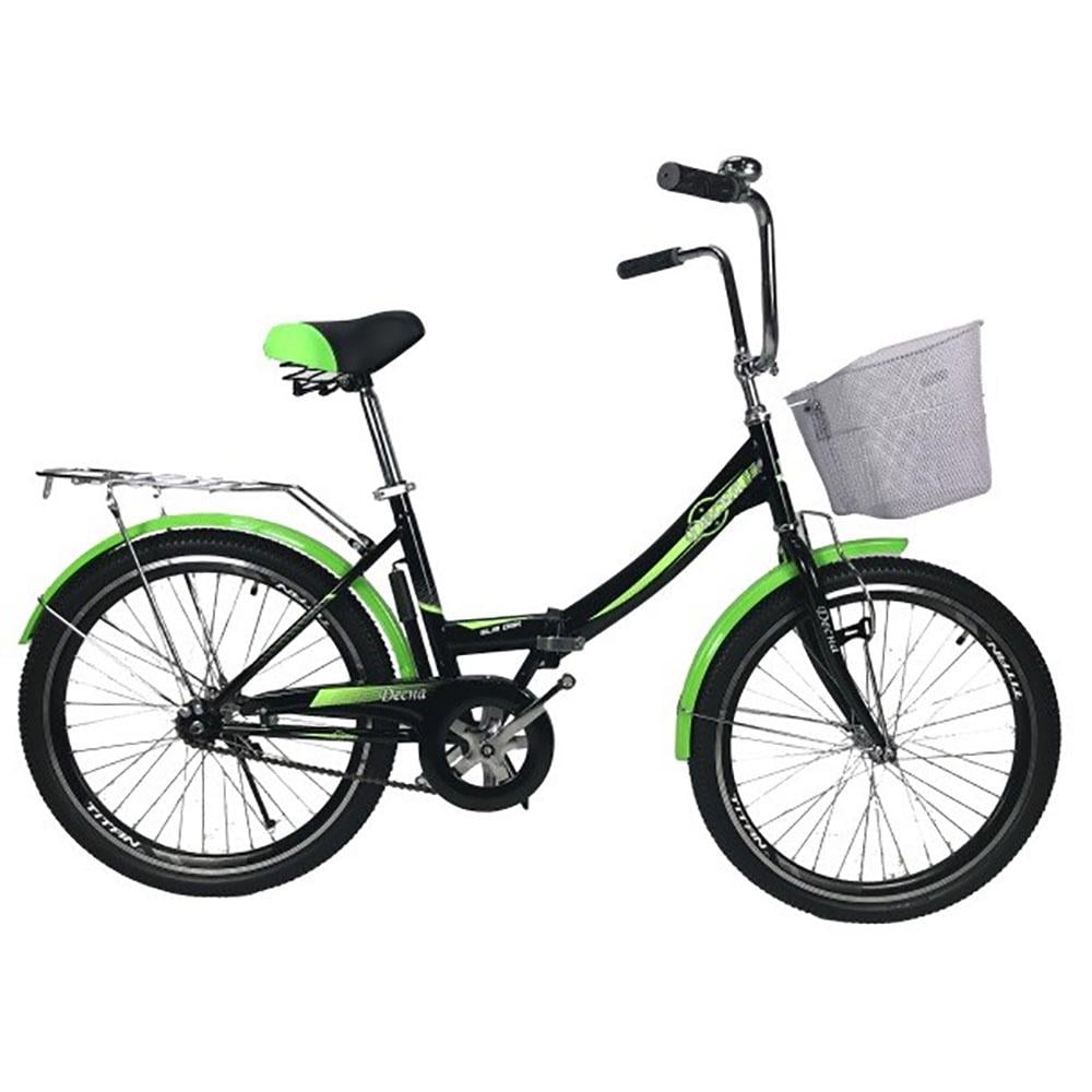 Велосипед Titan Десна 2021 24" Черно-зеленый (24TWF-003682)