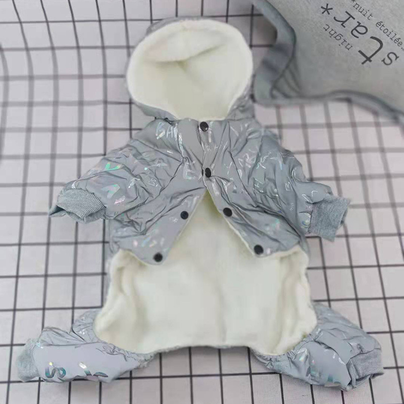 Комбинезон зимний для собак из светоотражающей ткани с теплой подкладкой S (2015676595) - фото 7