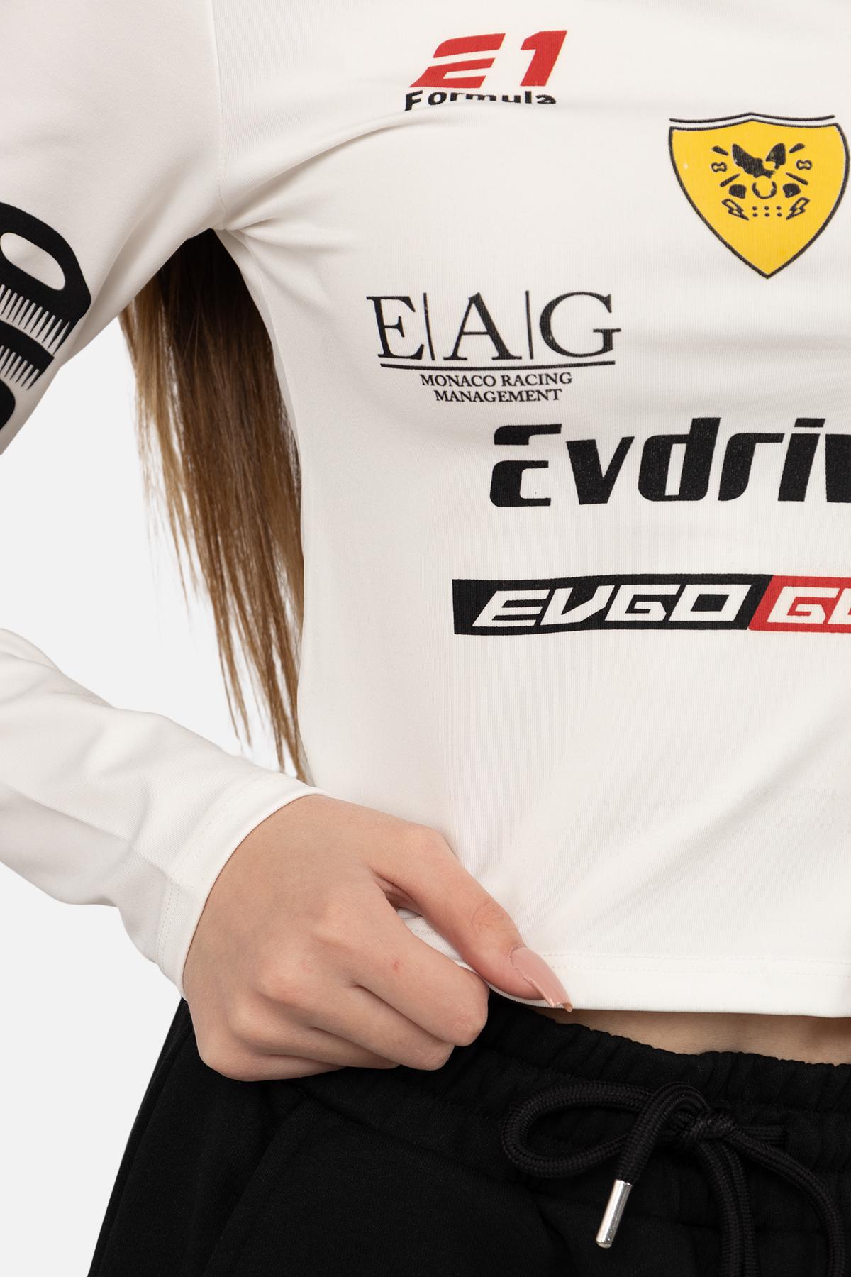 Футболка з довгим рукавом жіноча ЦБ-00268981 р. 46 Білий (SKT001042128) - фото 3 Футболка з довгим рукавом жіноча ЦБ-00268981 р. 46 Білий (SKT001042128) - фото 3