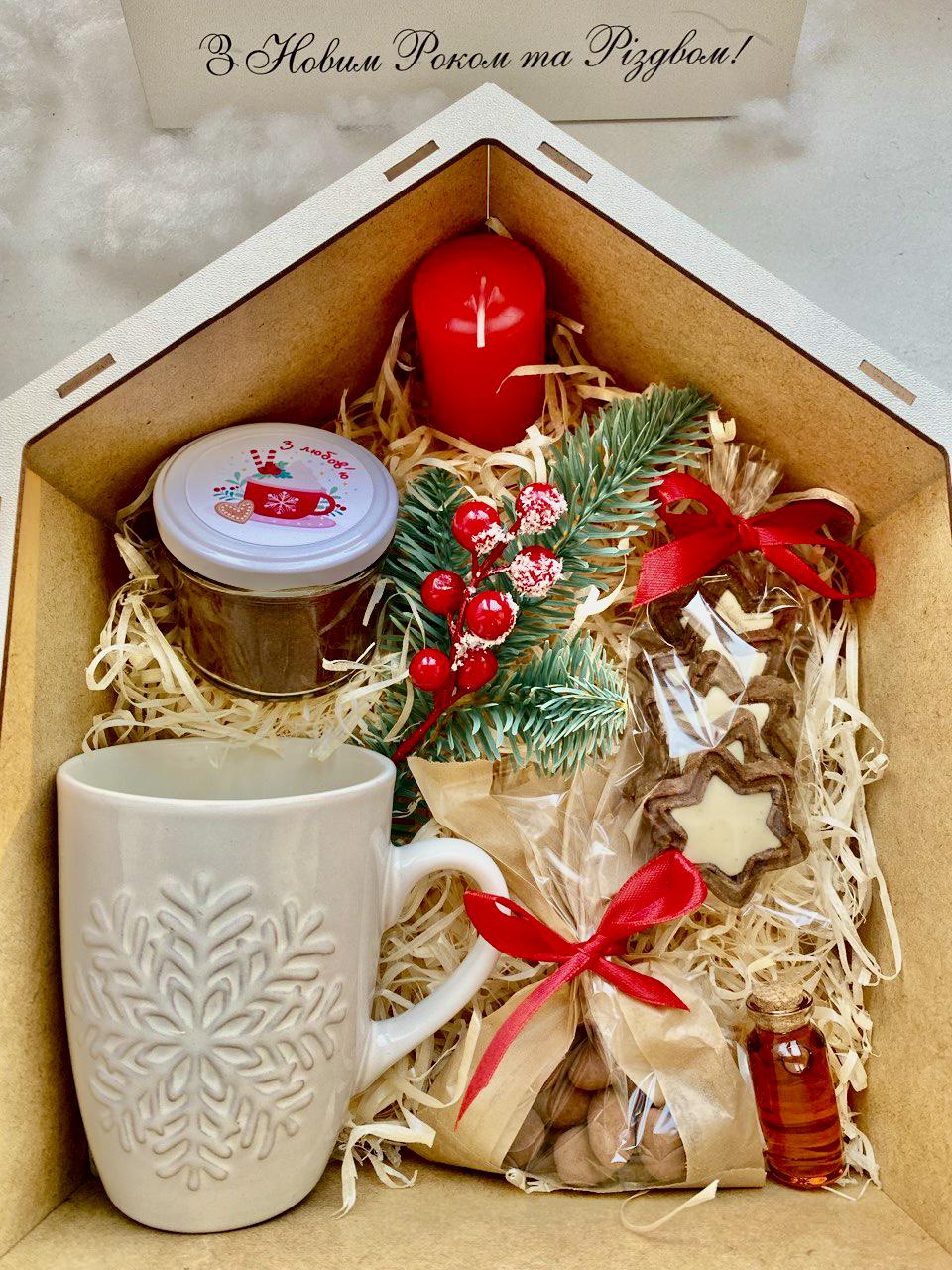 Бокс новорічний Казковий будиночок з кавою (13735580) - фото 2